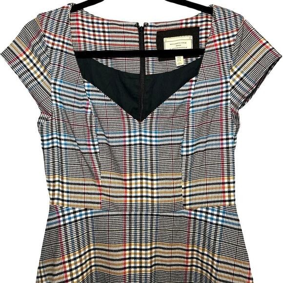 Moulinette Soeurs Anthropologie Women’s Finley Plaid Dress Multicolor Size 4 - Picture 4 of 8